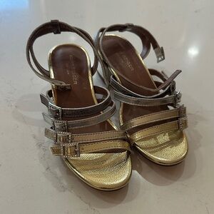 Kurt Geiger metallic Strappy Sandals
